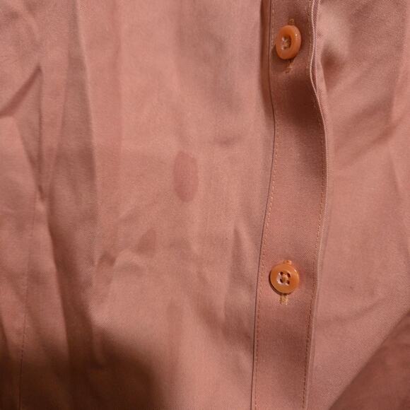 Chico’s No-Iron Pink Button Shirt Blouse Size XL 3 Office Career Wear - Picture 4 of 9
